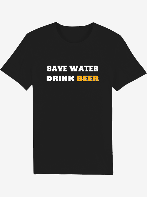 "Save water drink BEER" Basic T-Shirt