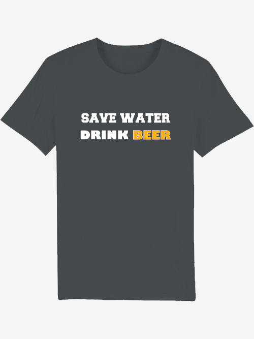 "Save water drink BEER" Basic T-Shirt