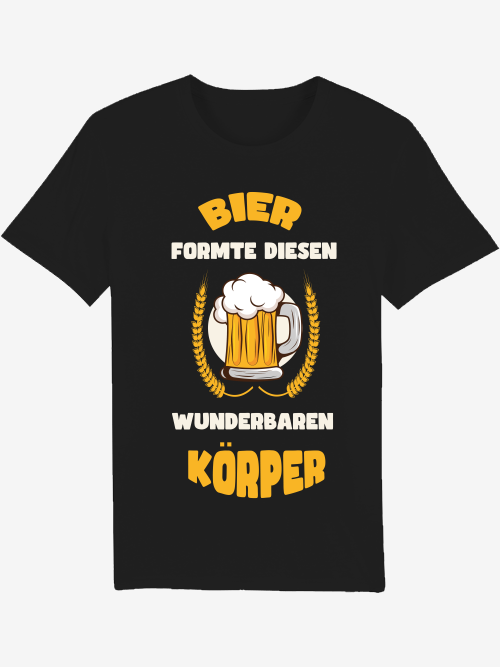 "Bier formte diesen Körper" T-Shirt