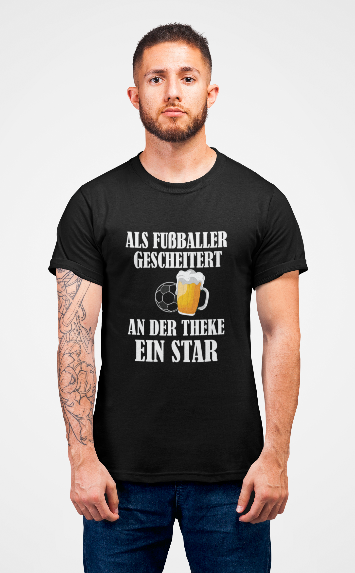 "Als Fußballer gescheitert" T-Shirt