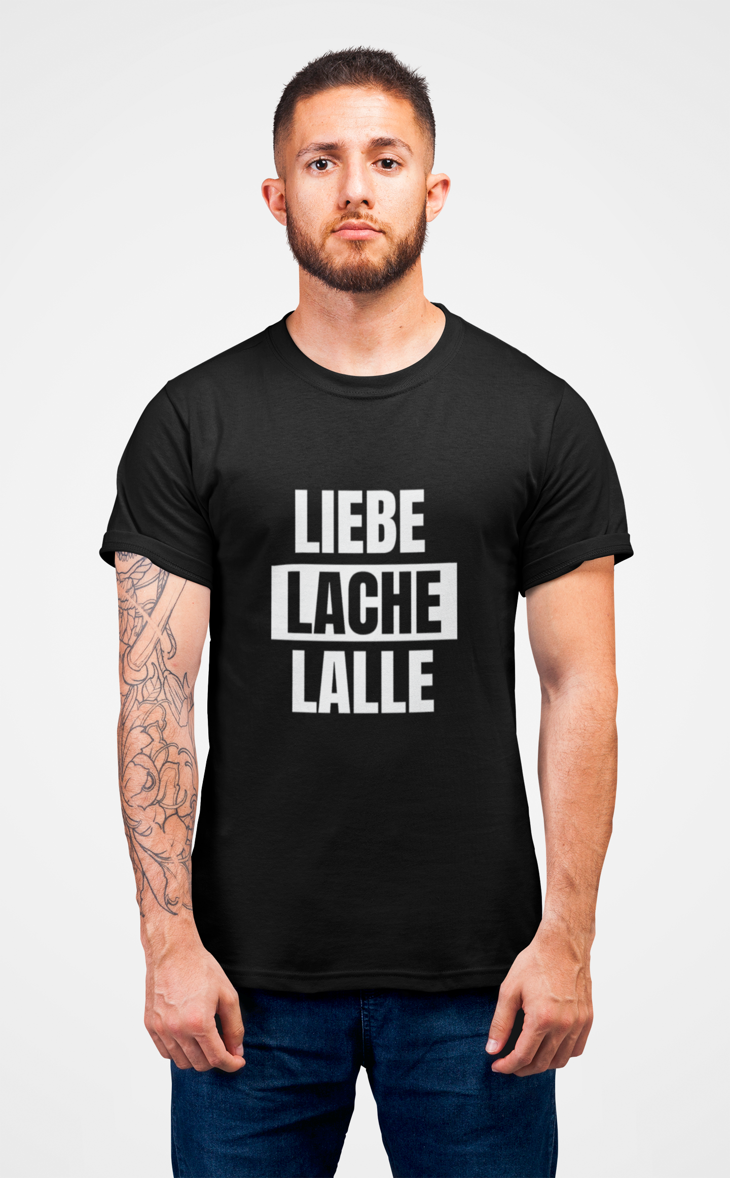"Liebe Lache Lalle" T-Shirt