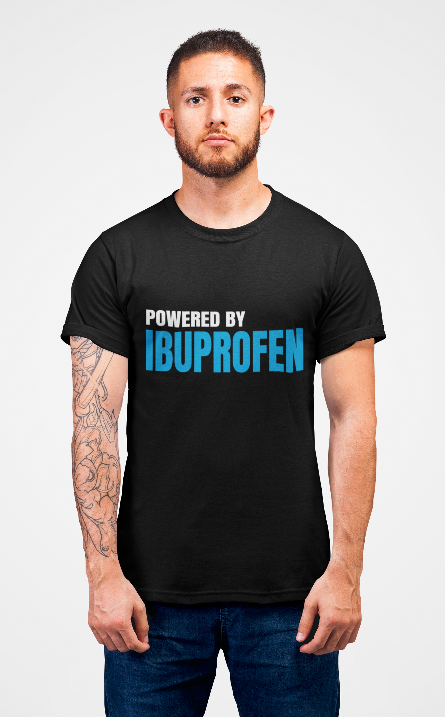 "Powered by Ibuprofen" T-Shirt