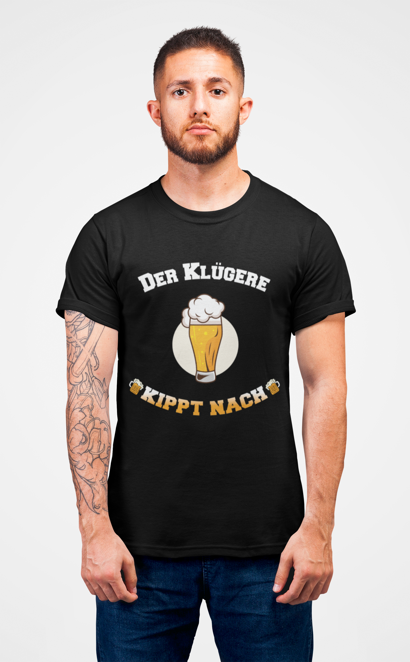 "Der Klügere kippt nach" T-Shirt