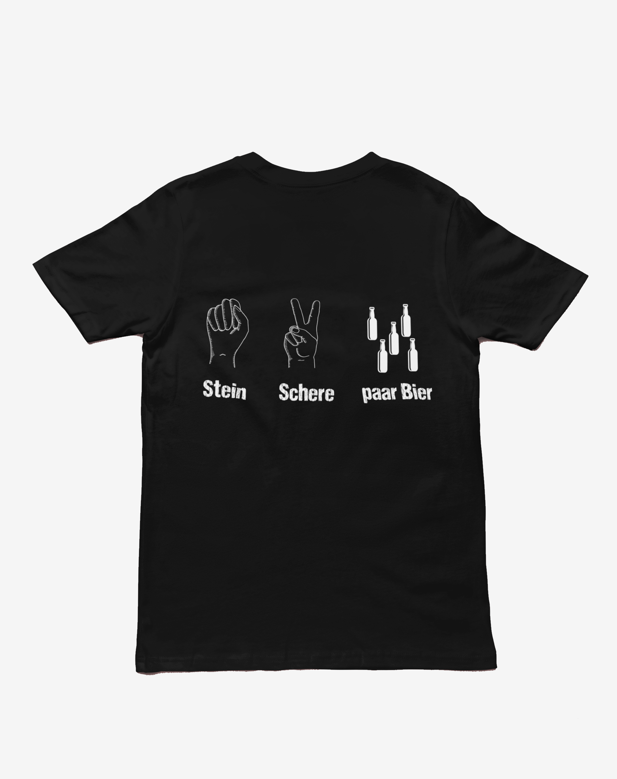 "Stein Schere paar Bier" T-Shirt