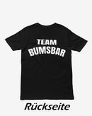 "Team Bumsbar" T-Shirt Rückseite