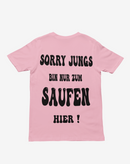 "Sry Jungs " T-Shirt Schwarzschrift