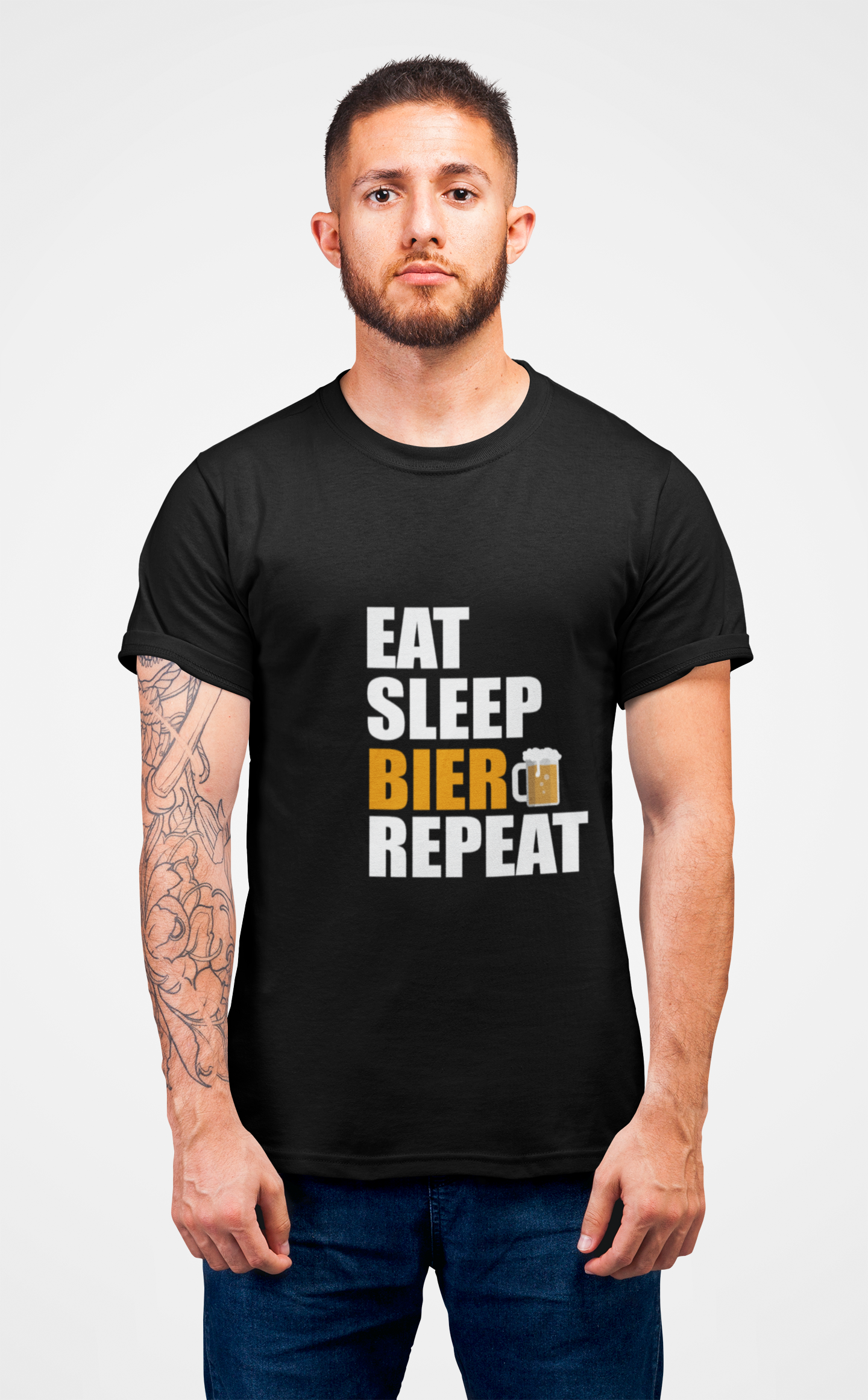 "Eat Sleep Bier" T-Shirt