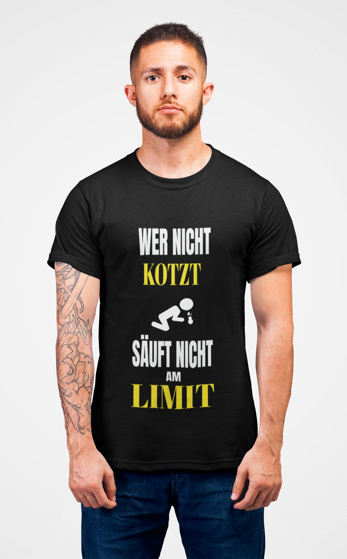 "Wer nicht Kotzt" T-Shirt