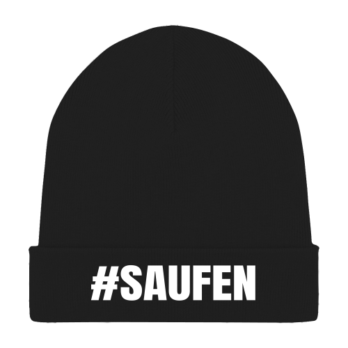 "#Saufen" Beanie Mütze